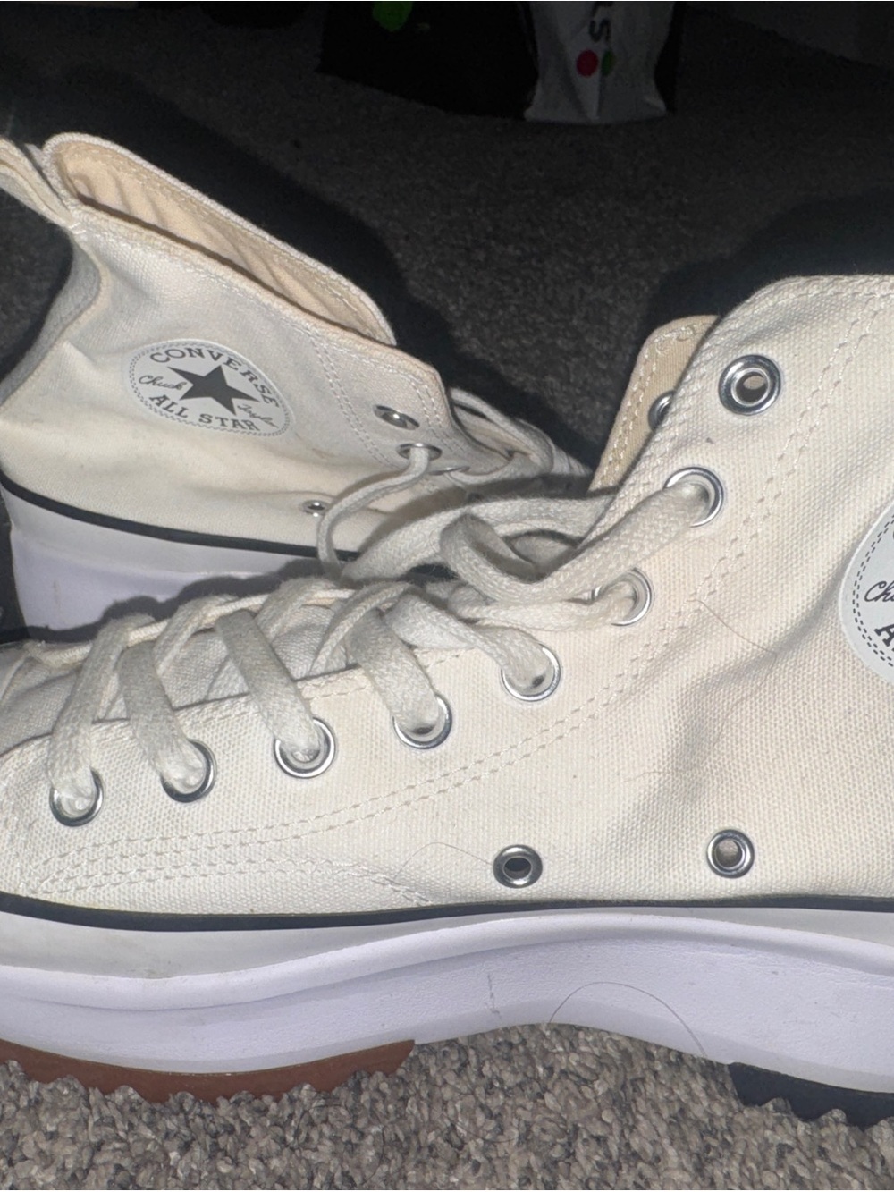 Converse Kids Cream High Top Sneakers